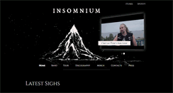 Desktop Screenshot of insomnium.net